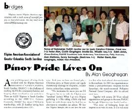 Filipinas Magazine featured FAAGC in its February 2005 issue